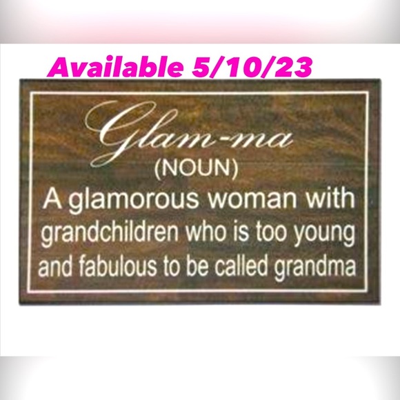 🚨Glam-Ma Wall Plaque🚨 - Picture 3 of 3